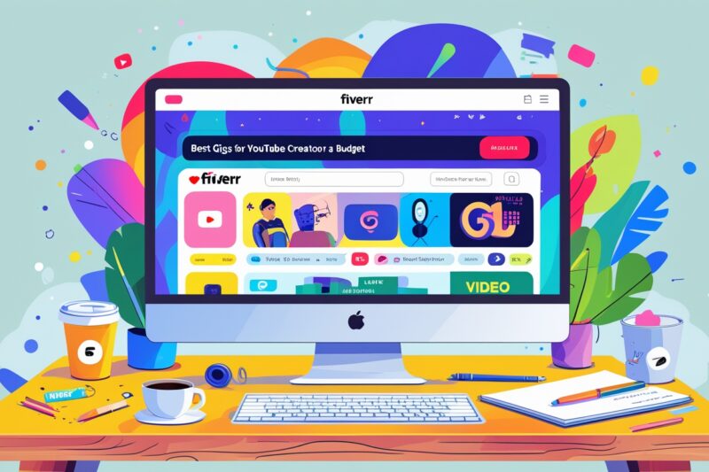 Best Fiverr Gigs for YouTube Creators on a Budget