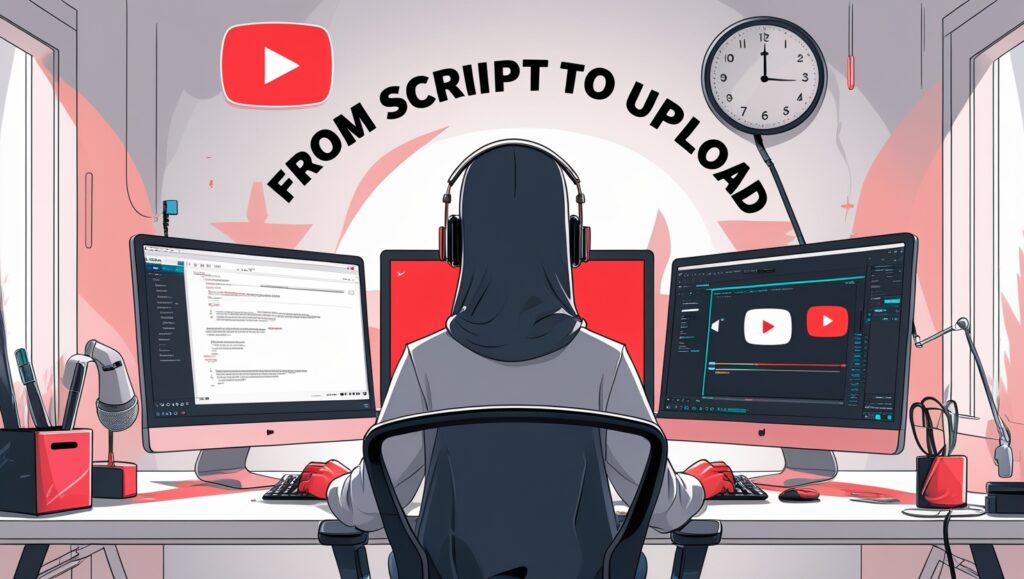 From Script to Upload: How I Create Faceless YouTube Videos in Under 2 Hours