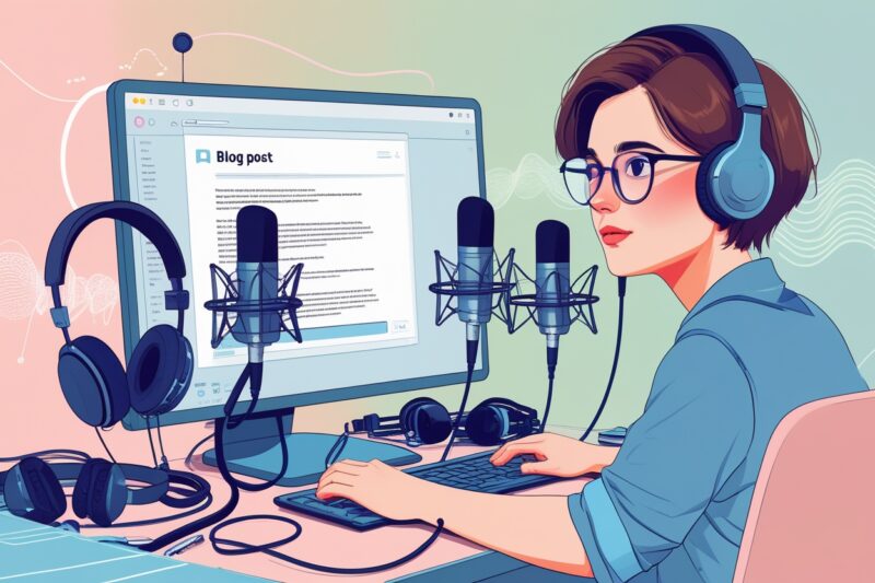 How to Convert Blog Posts into Podcasts Automatically