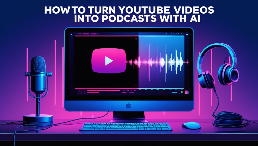 How to Turn YouTube Videos into Podcasts with AI