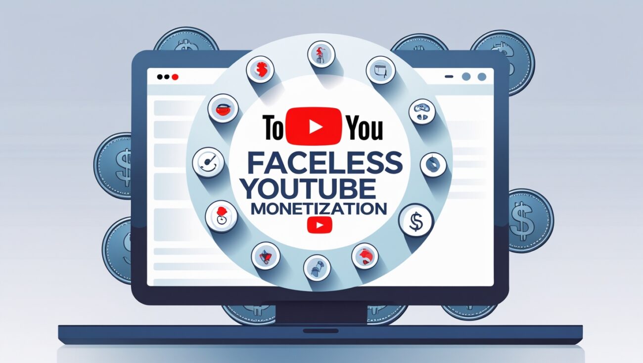 Faceless YouTube Monetization: 7 Ways to Earn Without Being On Camera