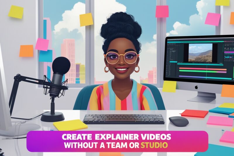 How to Create Explainer Videos Without a Team or Studio