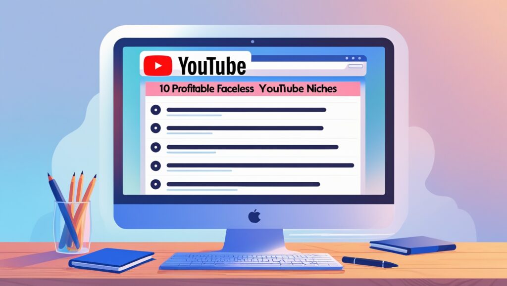 10 Profitable Faceless YouTube Niches You Can Start Today