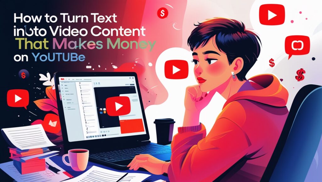 How to Turn Text Into Video Content That Makes Money on YouTube