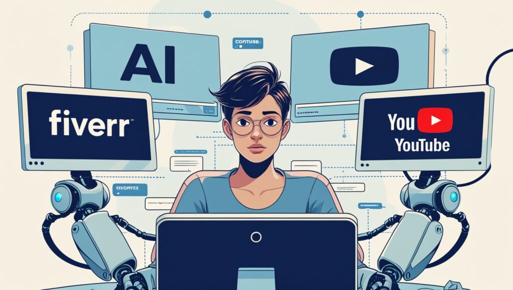 AI + Fiverr + YouTube: How I Built My First Profitable Content Brand