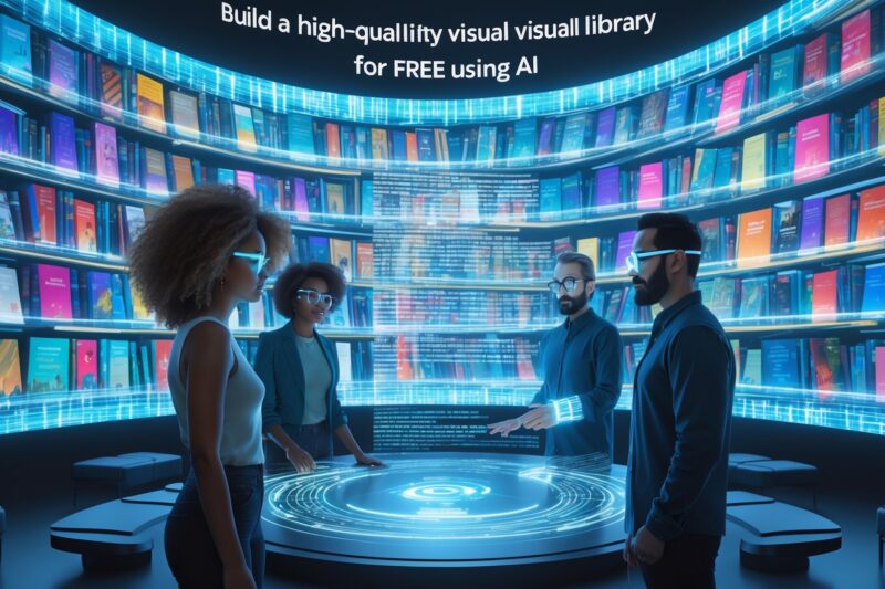 Build a High-Quality Visual Library for Free Using AI