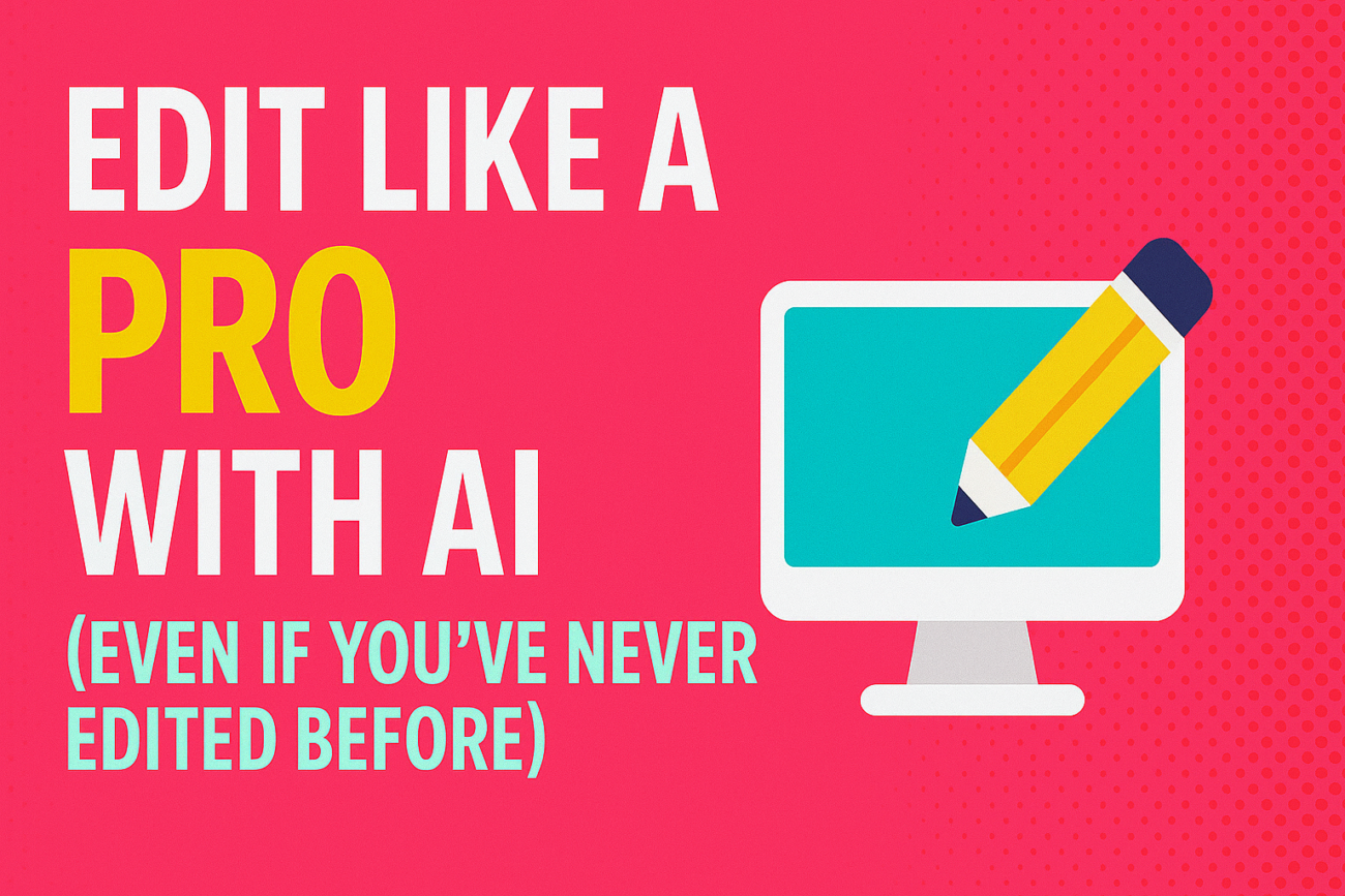 Edit Like a Pro with AI (Even If You’ve Never Edited Before)