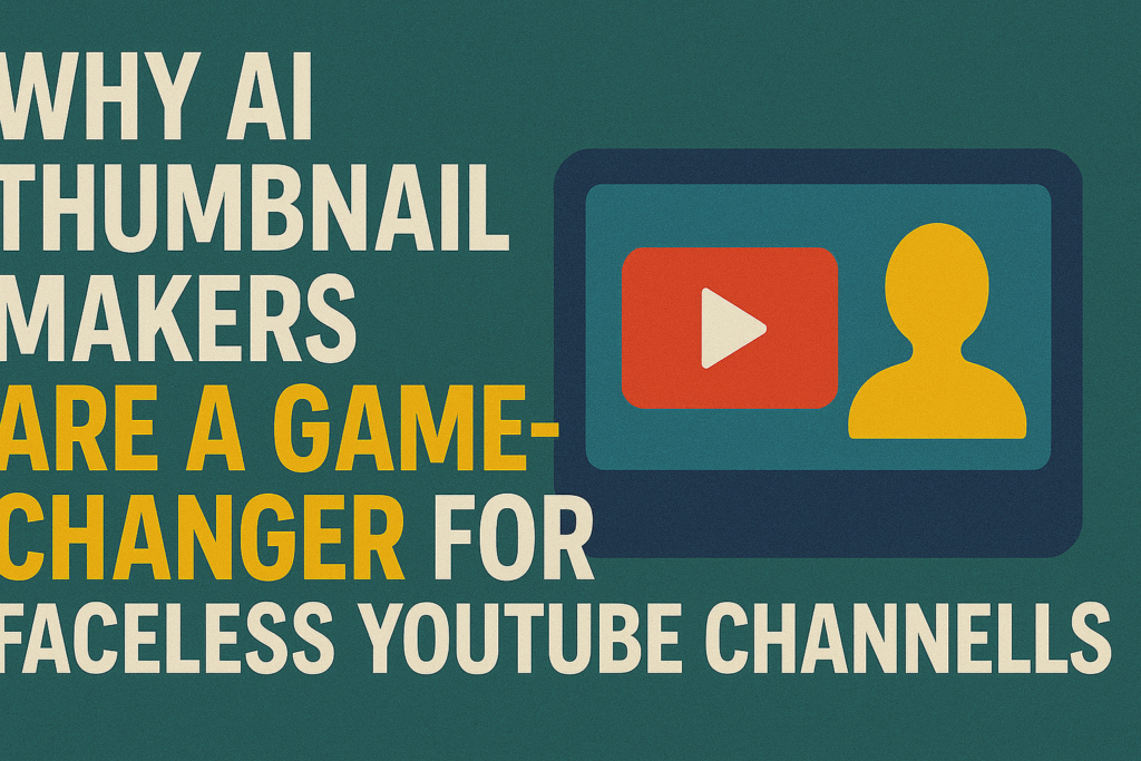 Why AI Thumbnail Makers Are a Game-Changer for Faceless YouTube Channels